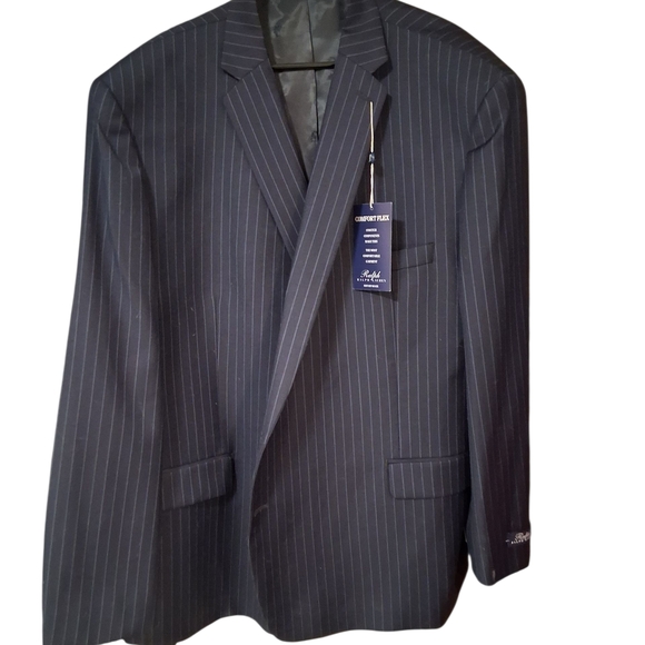 Ralph Lauren Navy Pinstripe Blazer